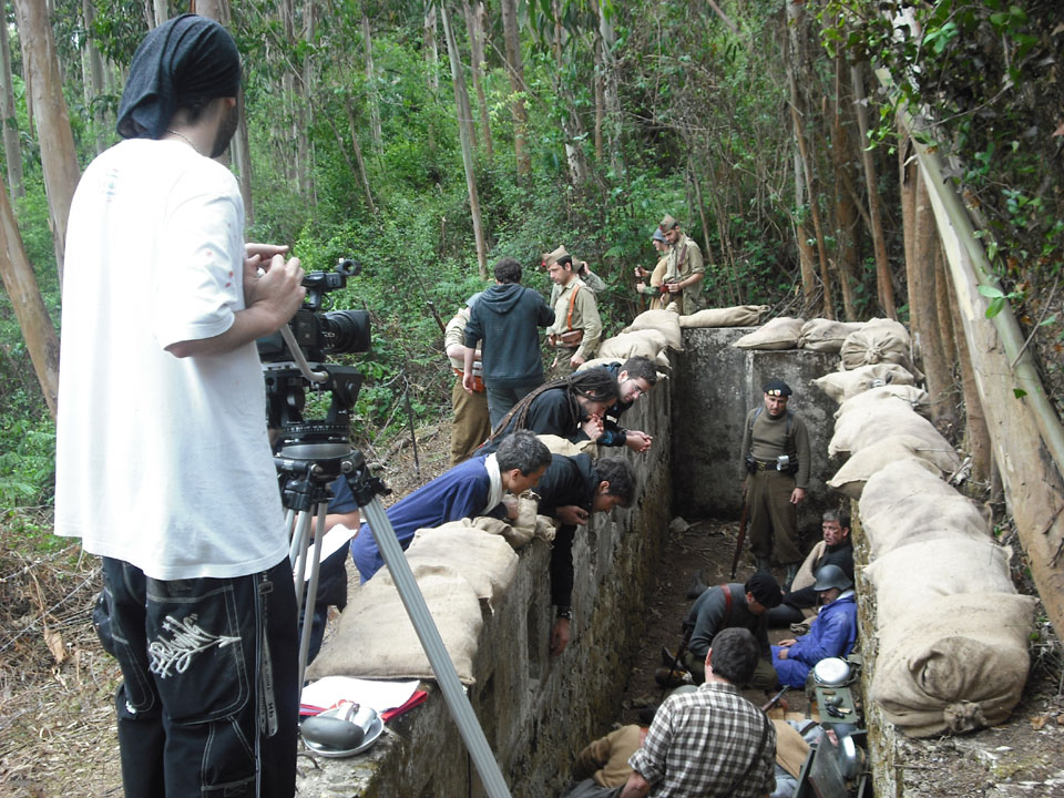 Rodaje del cortometraje 'El último día del Cinturón de Hierro', 5 de junio de 2010